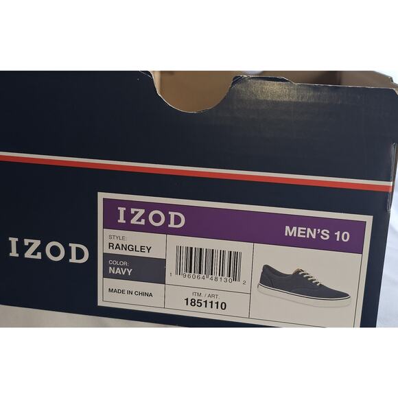 IZOD Rangley Lace-Up Men's Sneakers - Navy - Picture 4 of 4